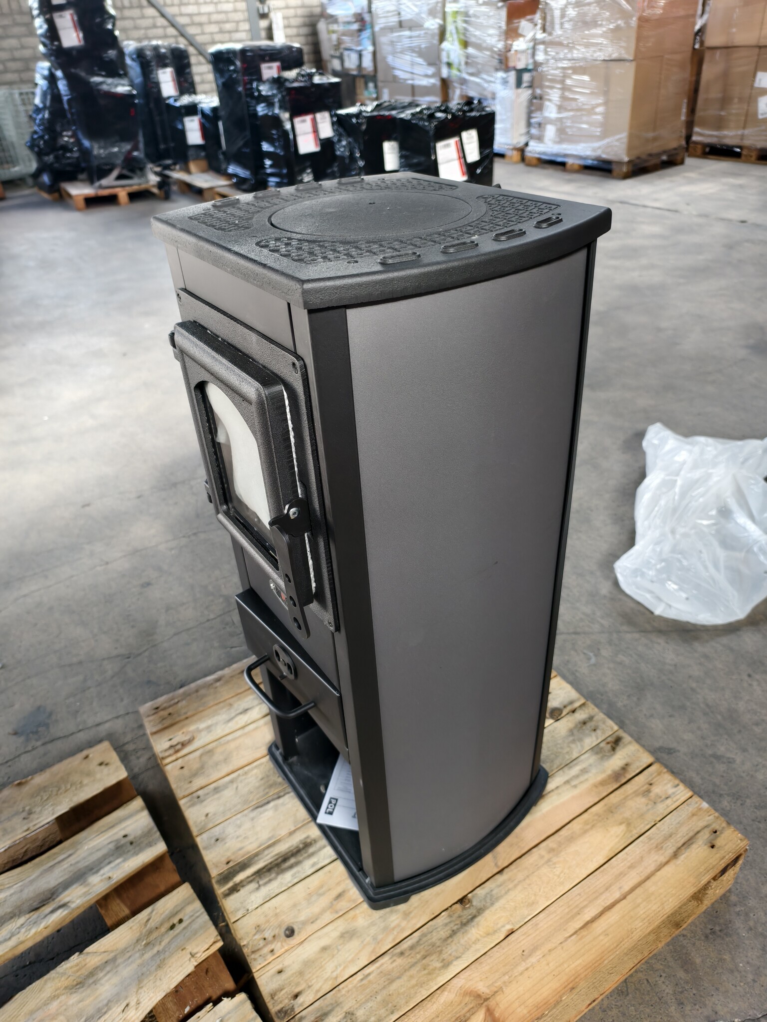 Houtkachel Antraciet 6,6-8,5 kW - 60% Korting