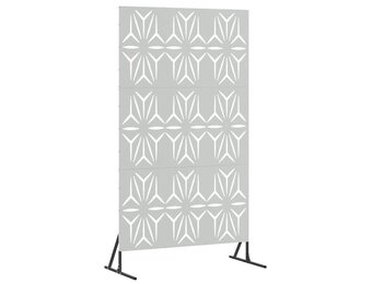 vidaXL Privacyscherm 100 x 50 x 180 cm Gegalvaniseerd staal zilver