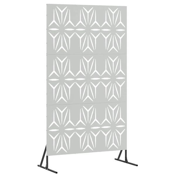 vidaXL Privacyscherm 100 x 50 x 180 cm Gegalvaniseerd staal zilver