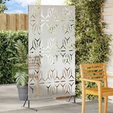 vidaXL Privacyscherm 100 x 50 x 180 cm Gegalvaniseerd staal zilver