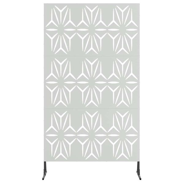 vidaXL Privacyscherm 100 x 50 x 180 cm Gegalvaniseerd staal zilver