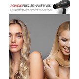 Professionele haardroger Ionische haardroger 3500W, Blue Light Ionische Care Gentle Styling, 2 snelheid 3 warmte-instellingen, 2 concentrator en Diffuser voor kapsalon reizen en familie