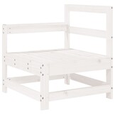 Tuinhoekbank Grenenhout Wit - 46% Korting!