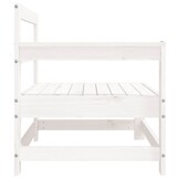 Tuinhoekbank Grenenhout Wit - 46% Korting!