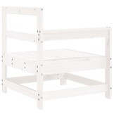 Tuinhoekbank Grenenhout Wit - 46% Korting!