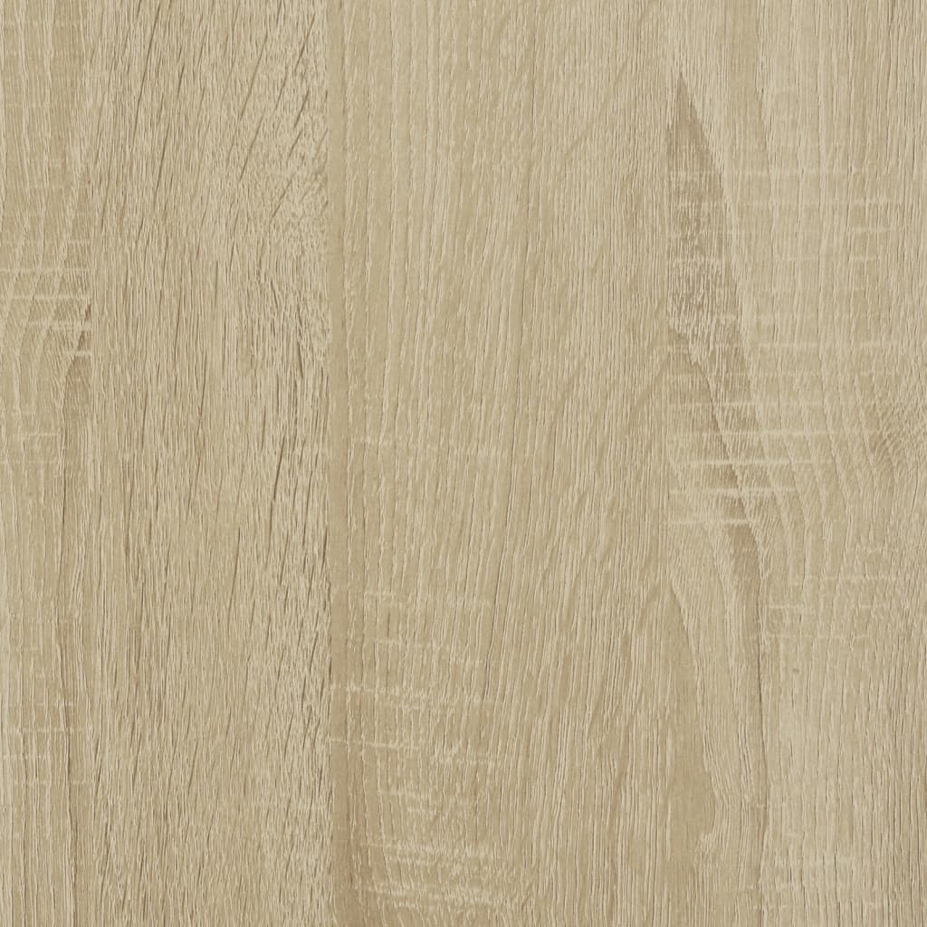 vidaXL Badkamerkast 30x30x190 cm bewerkt hout sonoma eikenkleurig