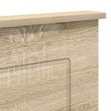 vidaXL Hoofdbord Sonoma Eiken 100 cm Geconstrueerd hout