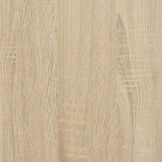 vidaXL Hoofdbord Sonoma Eiken 100 cm Geconstrueerd hout