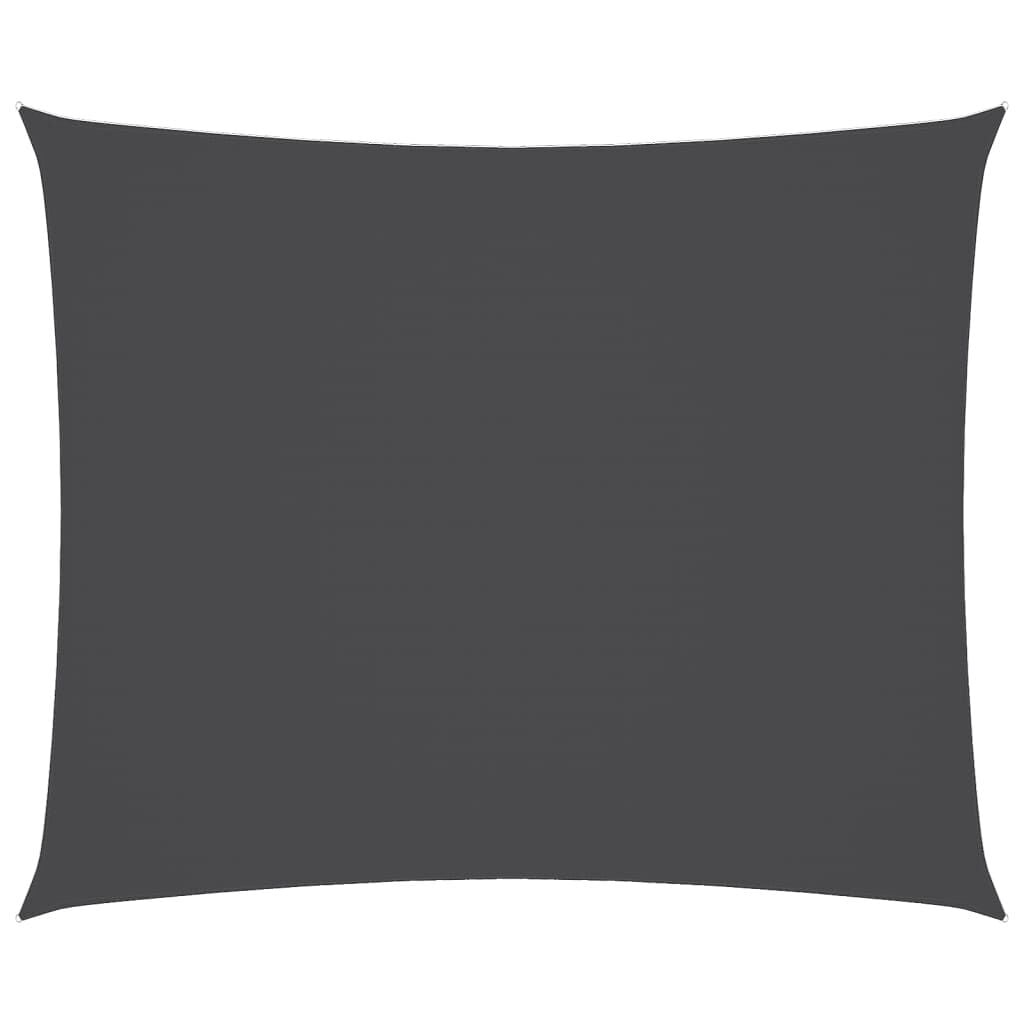 vidaXL Zonnescherm rechthoekig 5x6 m oxford stof antracietkleurig