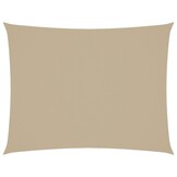 vidaXL Zonnescherm rechthoekig 3x6 m oxford stof beige