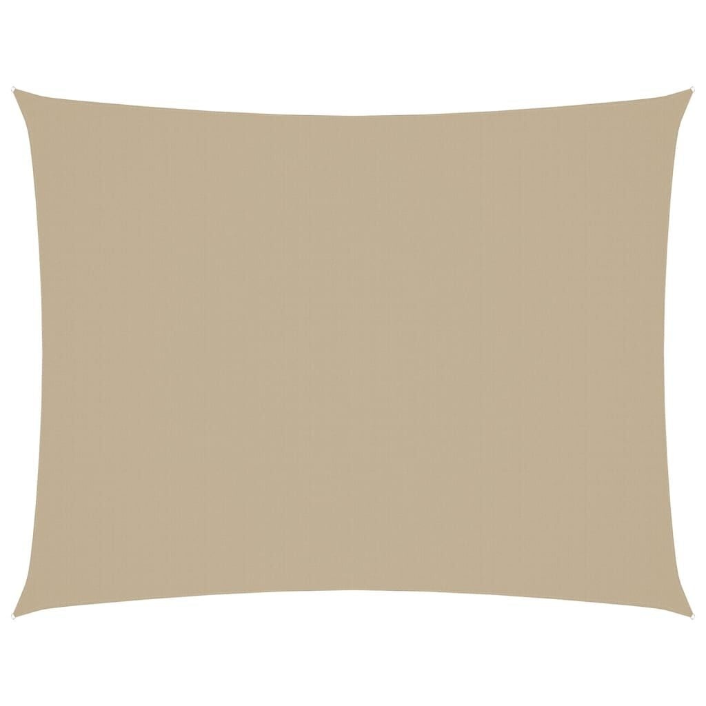 vidaXL Zonnescherm rechthoekig 3x6 m oxford stof beige