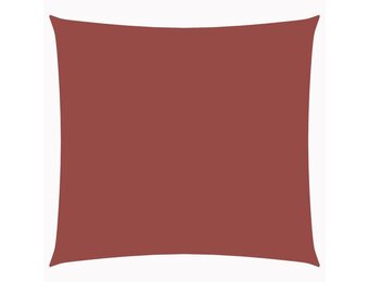 vidaXL Zonnescherm vierkant 4x4 m oxford stof terracottakleurig