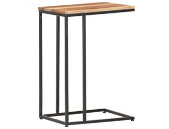 vidaXL Bijzettafel 35x45x65 cm massief hout