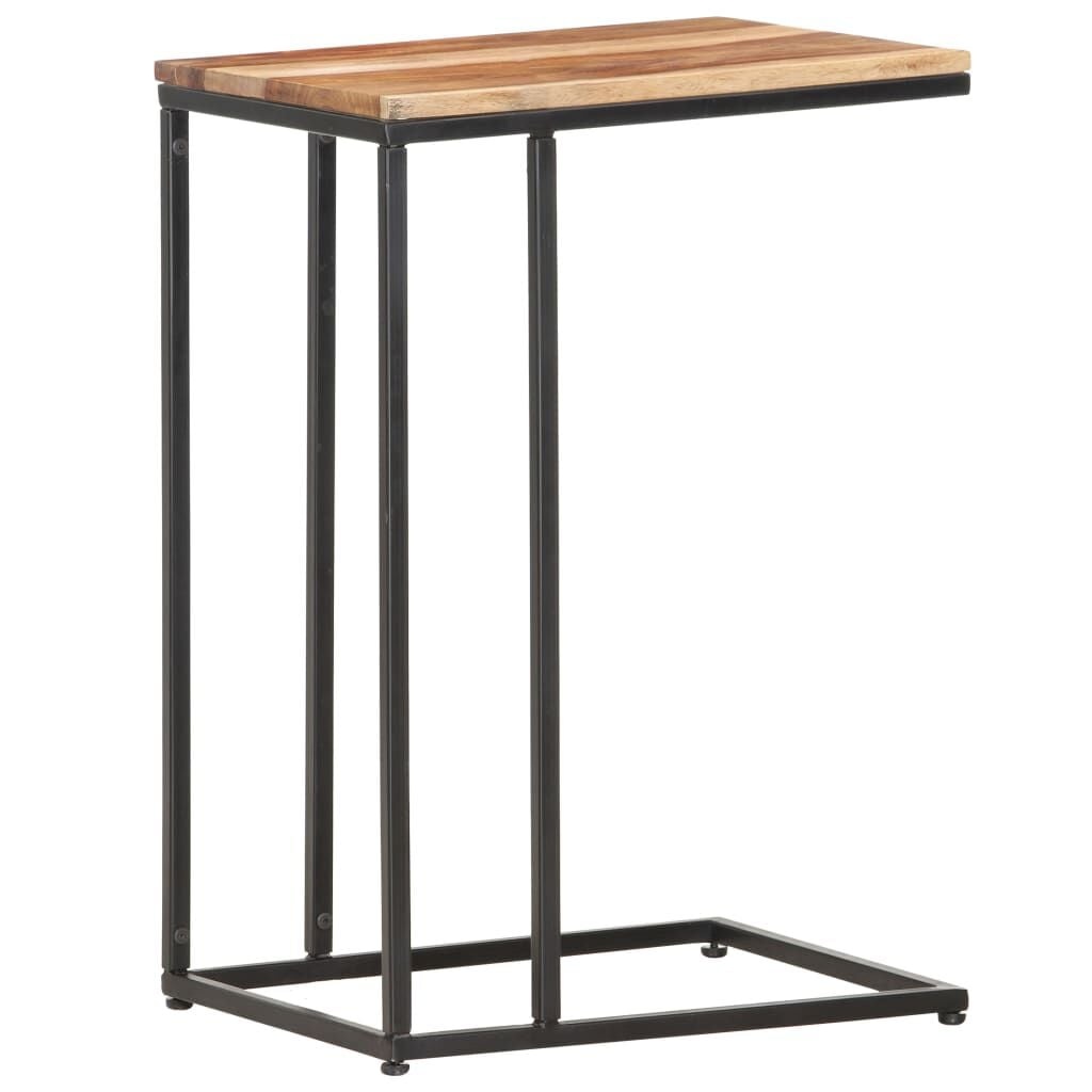 vidaXL Bijzettafel 35x45x65 cm massief hout