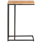 vidaXL Bijzettafel 35x45x65 cm massief hout