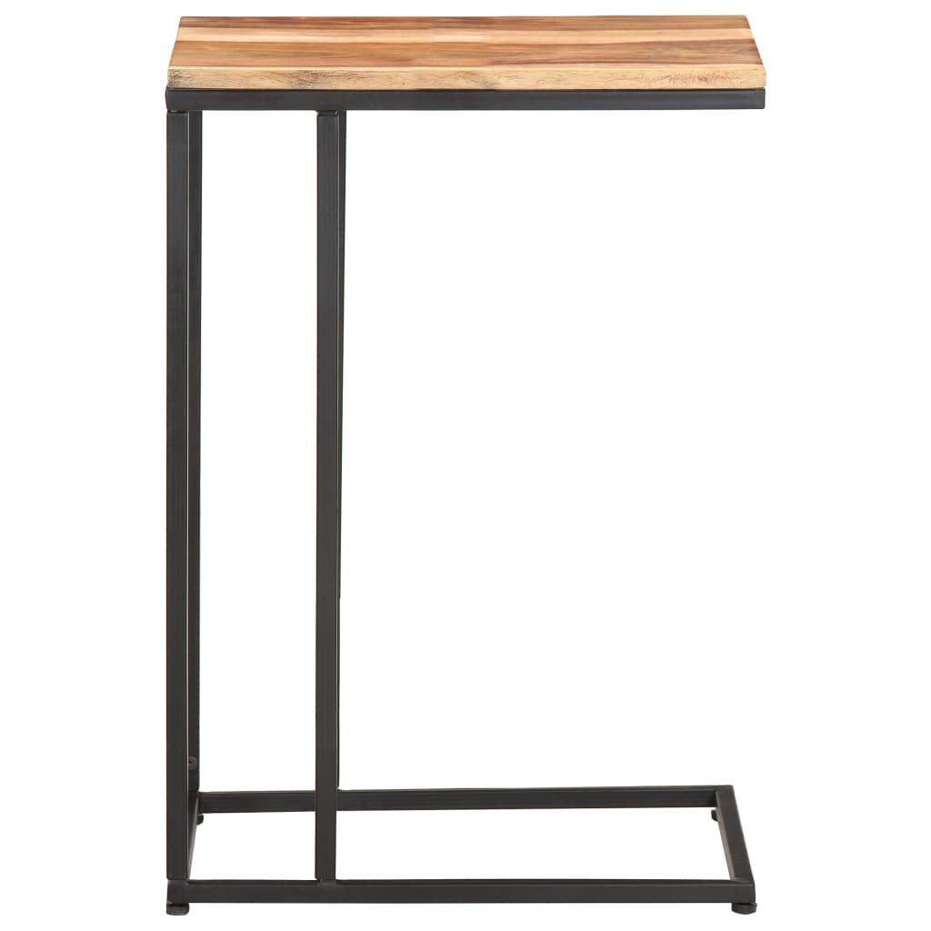 vidaXL Bijzettafel 35x45x65 cm massief hout