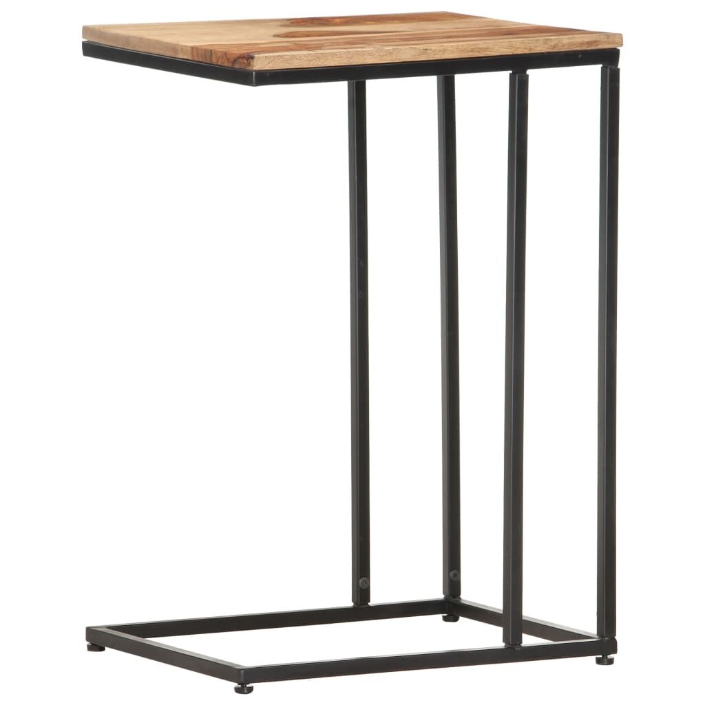 vidaXL Bijzettafel 35x45x65 cm massief hout