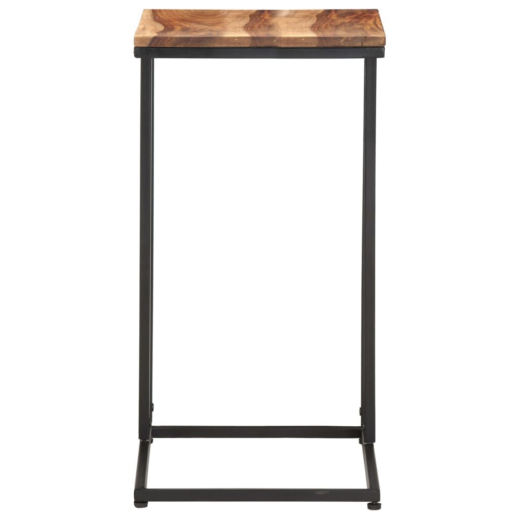 vidaXL Bijzettafel 35x45x65 cm massief hout