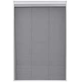 vidaXL Raamhor plissé met verduistering 80x120 cm aluminium