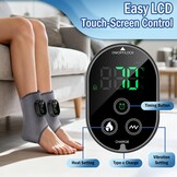 Elektrisch voetmassageapparaat, 2 stuks, draadloos, met 3000 mAh accu, 6 warmtestanden en 3 trillingen, timer, voor pijnverlichting en diepteontspanning, ideaal cadeau voor ouders