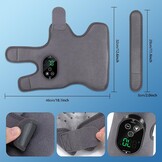 Elektrisch voetmassageapparaat, 2 stuks, draadloos, met 3000 mAh accu, 6 warmtestanden en 3 trillingen, timer, voor pijnverlichting en diepteontspanning, ideaal cadeau voor ouders