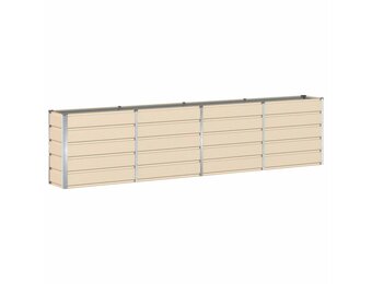 Plantenbak Staal Ivoor 160x40x75 cm - 54% Korting