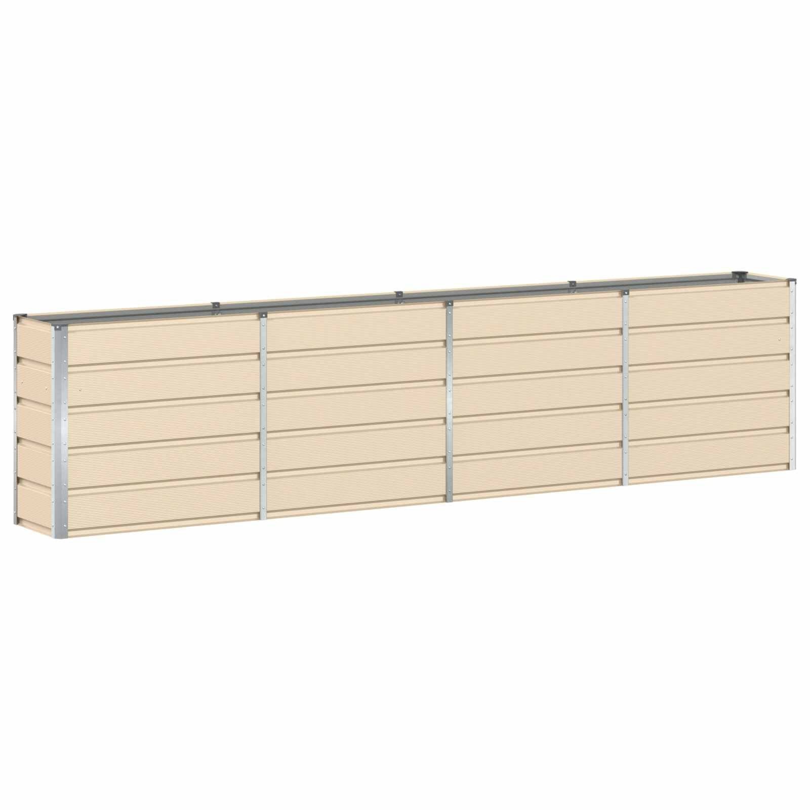 Plantenbak Staal Ivoor 160x40x75 cm - 54% Korting