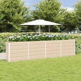 Plantenbak Staal Ivoor 160x40x75 cm - 54% Korting