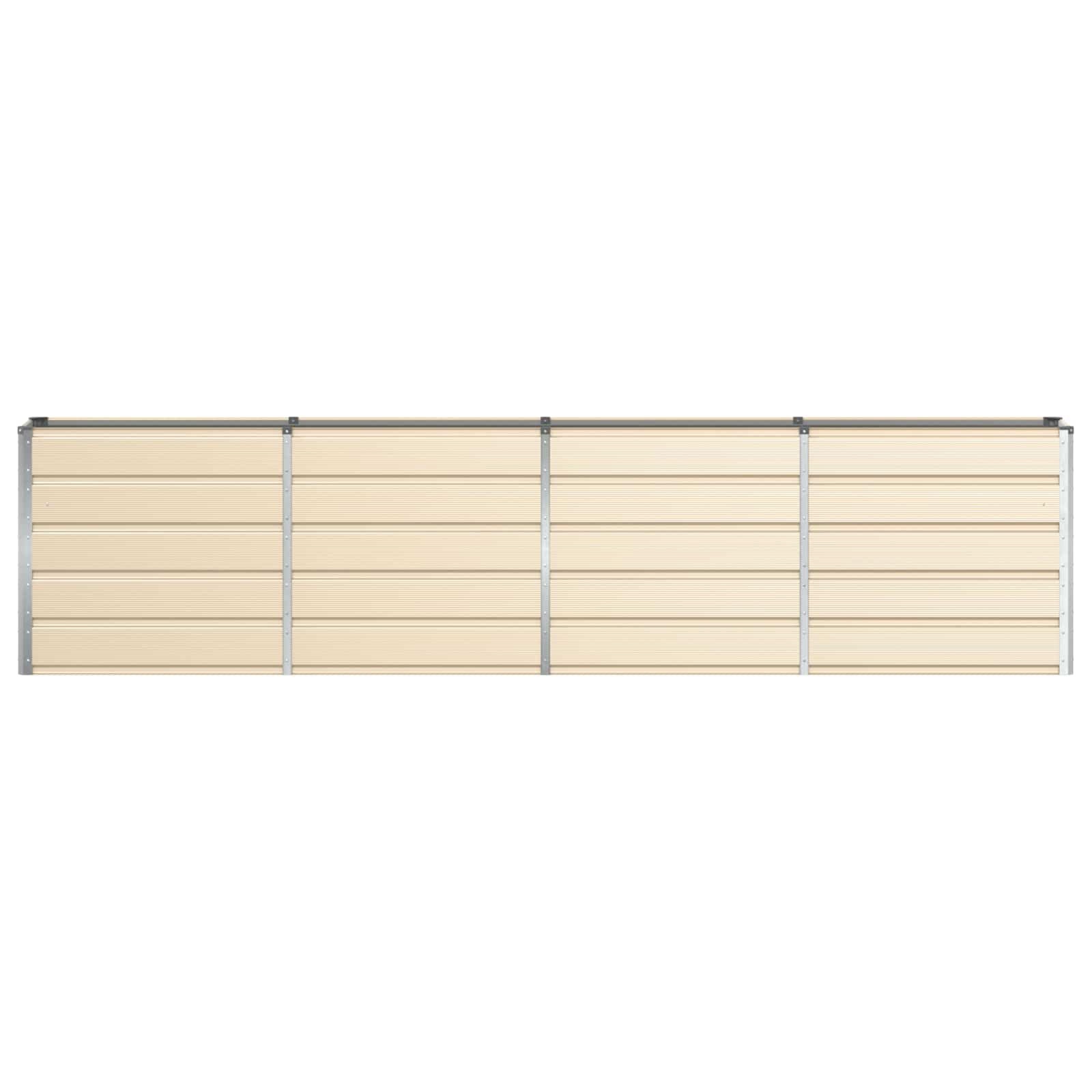 Plantenbak Staal Ivoor 160x40x75 cm - 54% Korting