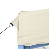 vidaXL Partytent inklapbaar 3x4 m staal crème