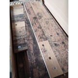 vidaXL Aquariumstandaard 81x36x73 cm bewerkt hout oud houtkleurig