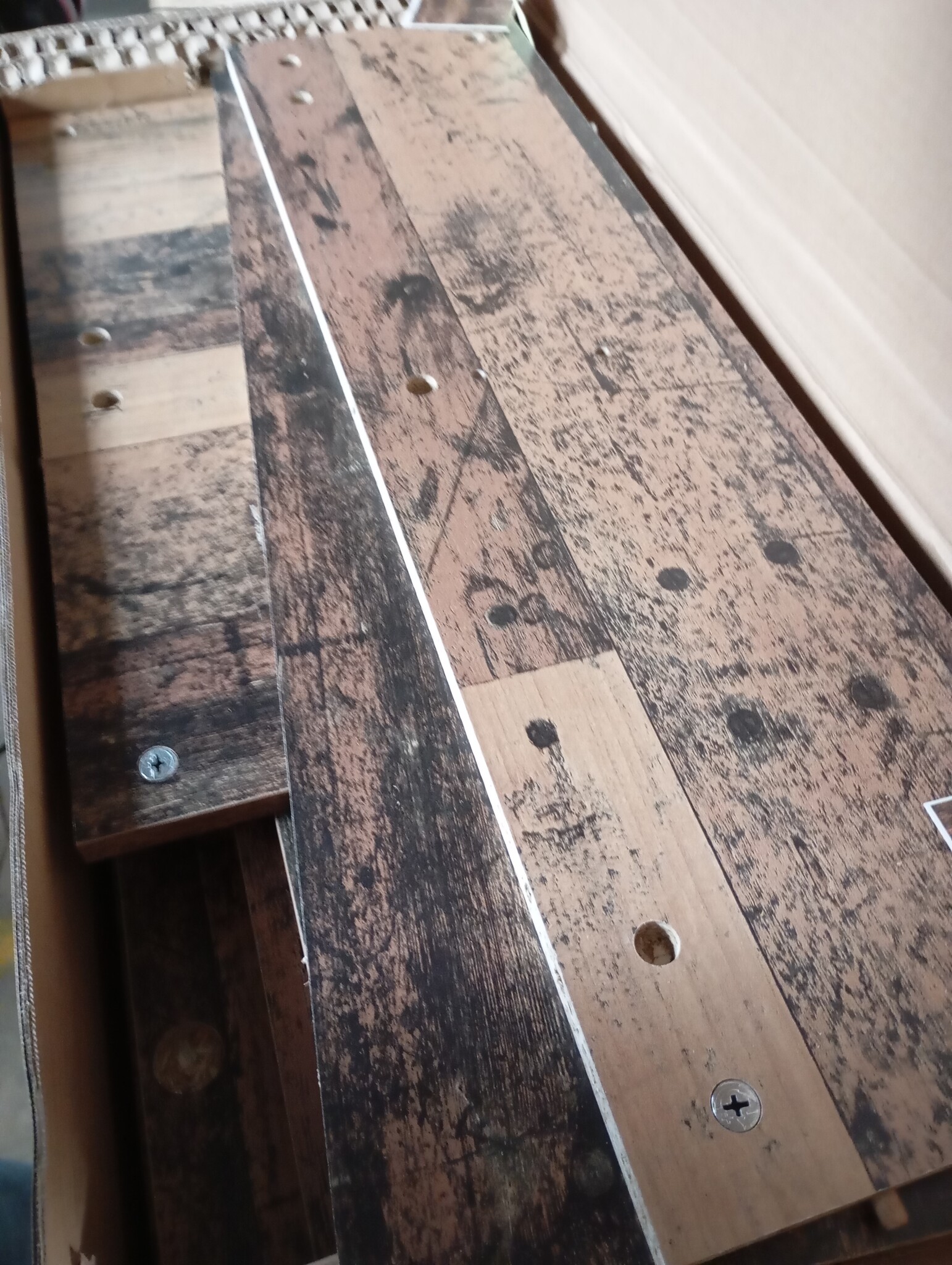 vidaXL Aquariumstandaard 81x36x73 cm bewerkt hout oud houtkleurig