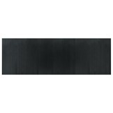 vidaXL Vloerkleed rechthoekig 100x300 cm bamboe grijs