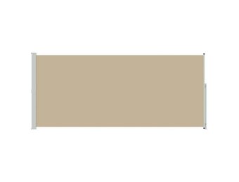 vidaXL Uittrekbaar Zijscherm Rechthoekig 180 x 300 cm Polyester Beige