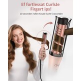 Automatische Krultang, Roterende Krultang met Negatieve Ionen Krulstang Anti-Verbranding Snel Verwarmend 4 Instelbare Temperatuur, Haarkruller, Intelligent, Snel Verwarmen