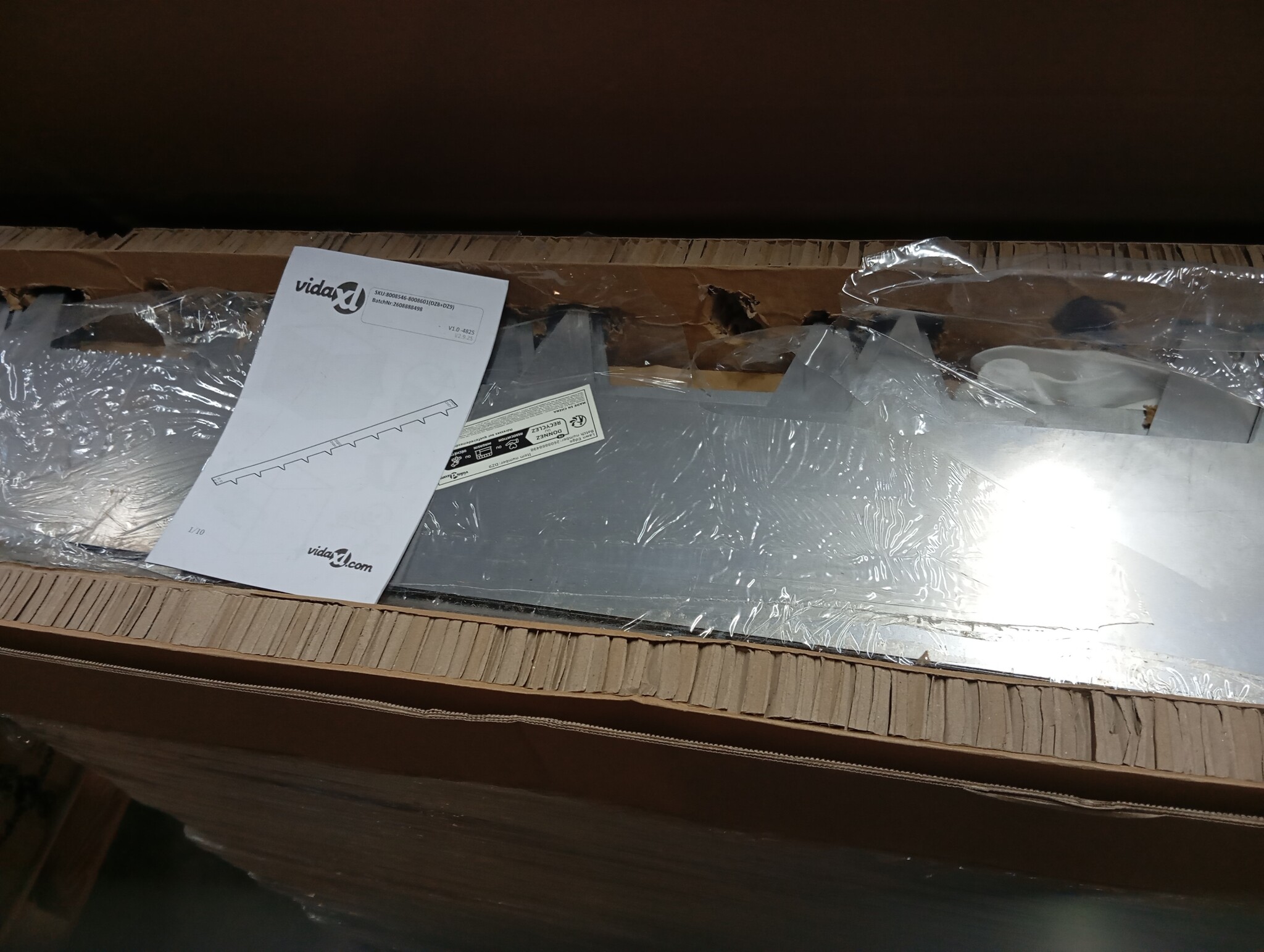 VidaXL Gazonrand 50 Stuks - Staal Roestig - 100 x 20 cm - 55% Korting