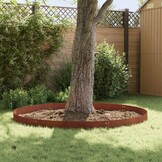 VidaXL Gazonrand 50 Stuks - Staal Roestig - 100 x 20 cm - 55% Korting