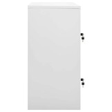 vidaXL Lockerkast 90x45x92,5 cm staal lichtgrijs en groen