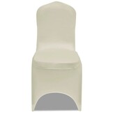 vidaXL Stoelhoezen (Crème) - 50 stuks - 35% Korting