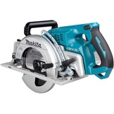Makita DRS780Z accu-handcirkelzaag, 65 mm, 2 x 18 V (zonder accu, zonder oplader), blauw/zwart