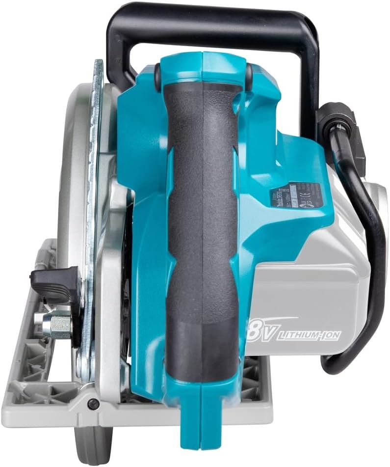 Makita DRS780Z accu-handcirkelzaag, 65 mm, 2 x 18 V (zonder accu, zonder oplader), blauw/zwart