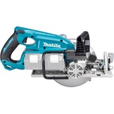Makita DRS780Z accu-handcirkelzaag, 65 mm, 2 x 18 V (zonder accu, zonder oplader), blauw/zwart