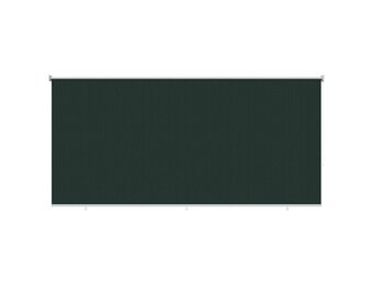 vidaXL Buitenrolgordijn 90% UV-blok Donkergroen 300 x 230 cm HDPE