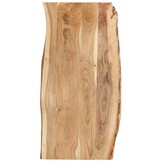 vidaXL Tafelblad 118x(50-60)x2,5 cm massief acaciahout
