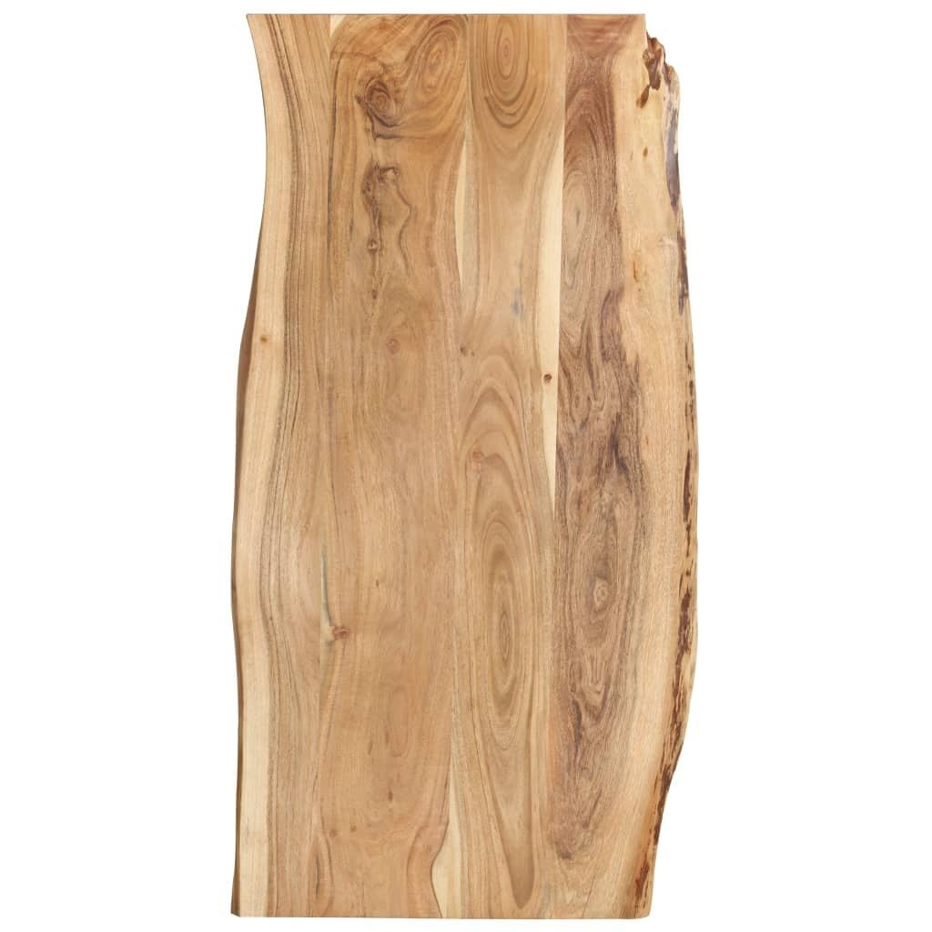 vidaXL Tafelblad 118x(50-60)x2,5 cm massief acaciahout