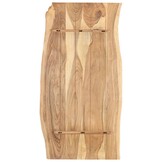 vidaXL Tafelblad 118x(50-60)x2,5 cm massief acaciahout