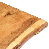 vidaXL Tafelblad 118x(50-60)x2,5 cm massief acaciahout