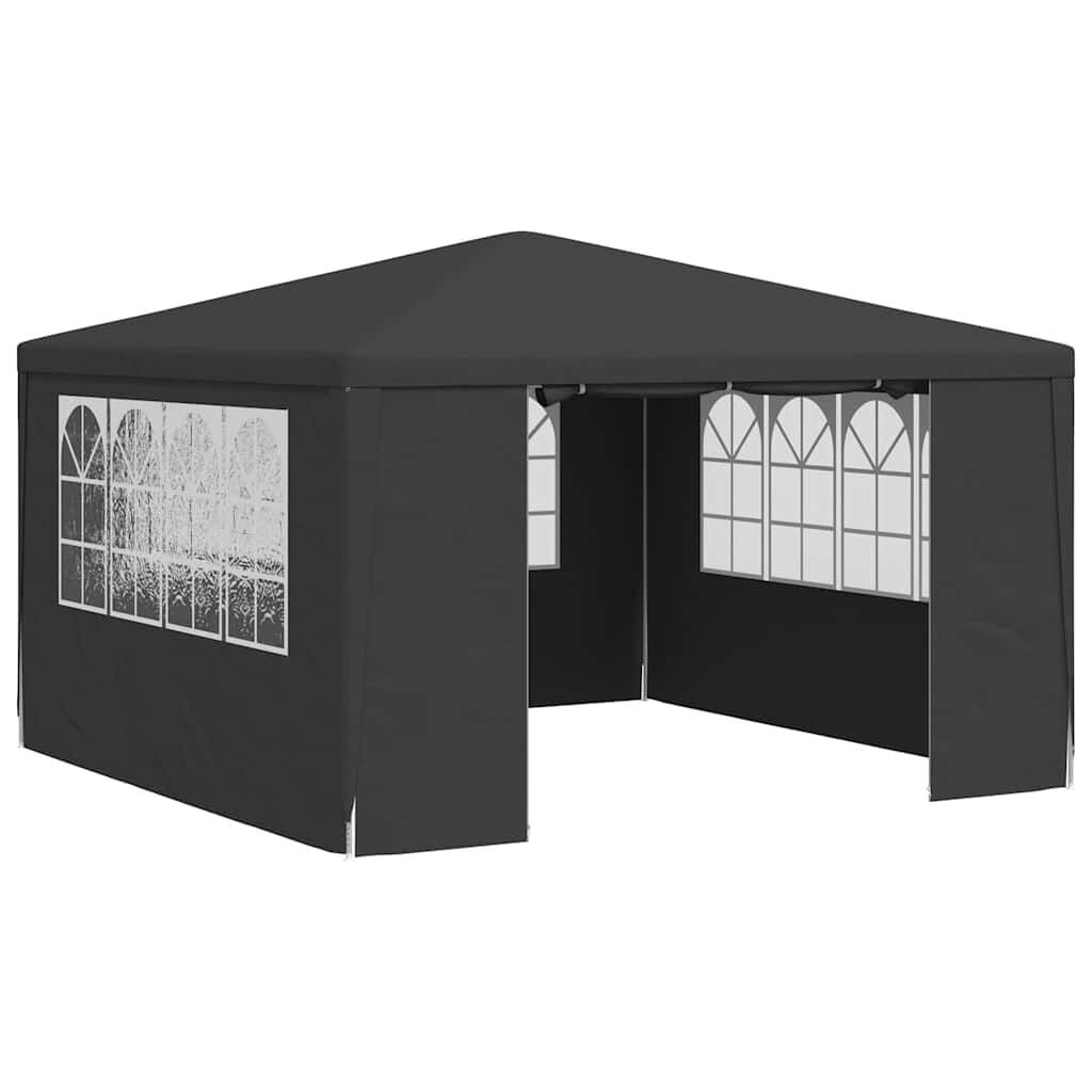 vidaXL Partytent met zijwanden professioneel 90 g/m² 4x4 m antraciet