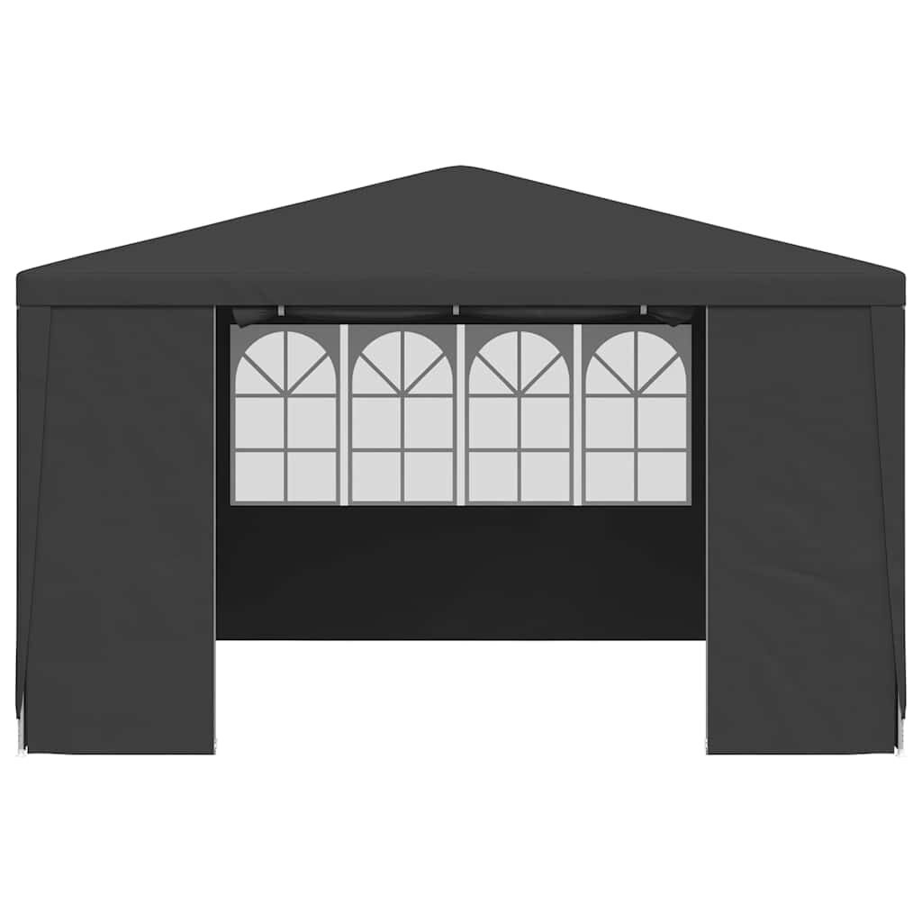 vidaXL Partytent met zijwanden professioneel 90 g/m² 4x4 m antraciet