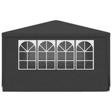 vidaXL Partytent met zijwanden professioneel 90 g/m² 4x4 m antraciet